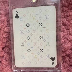Louis Vuitton Multicolor Monogram Playing Card in Clear Case
